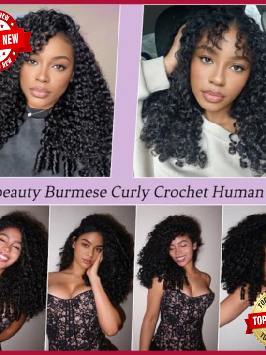 16 Inch Human Hair Crochet Extensions 40 Strands 50g Pre-Separated main image 4
